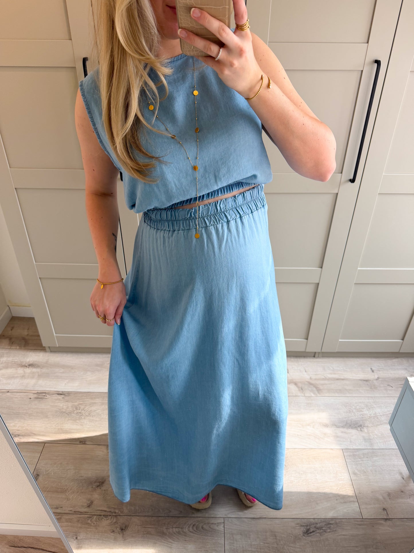 Set | Benthe | Licht denim look