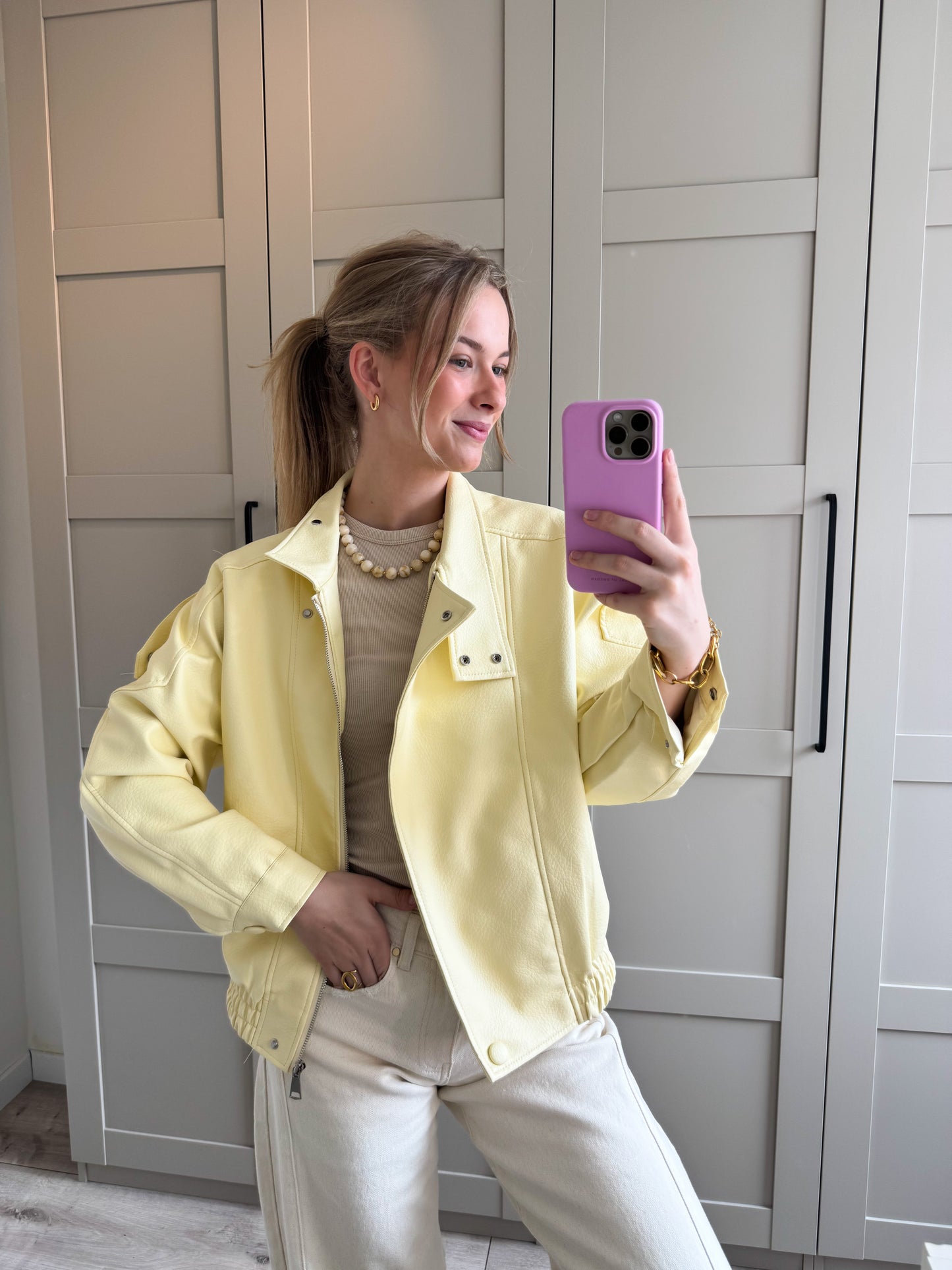 Jacket | Liselot | Geel