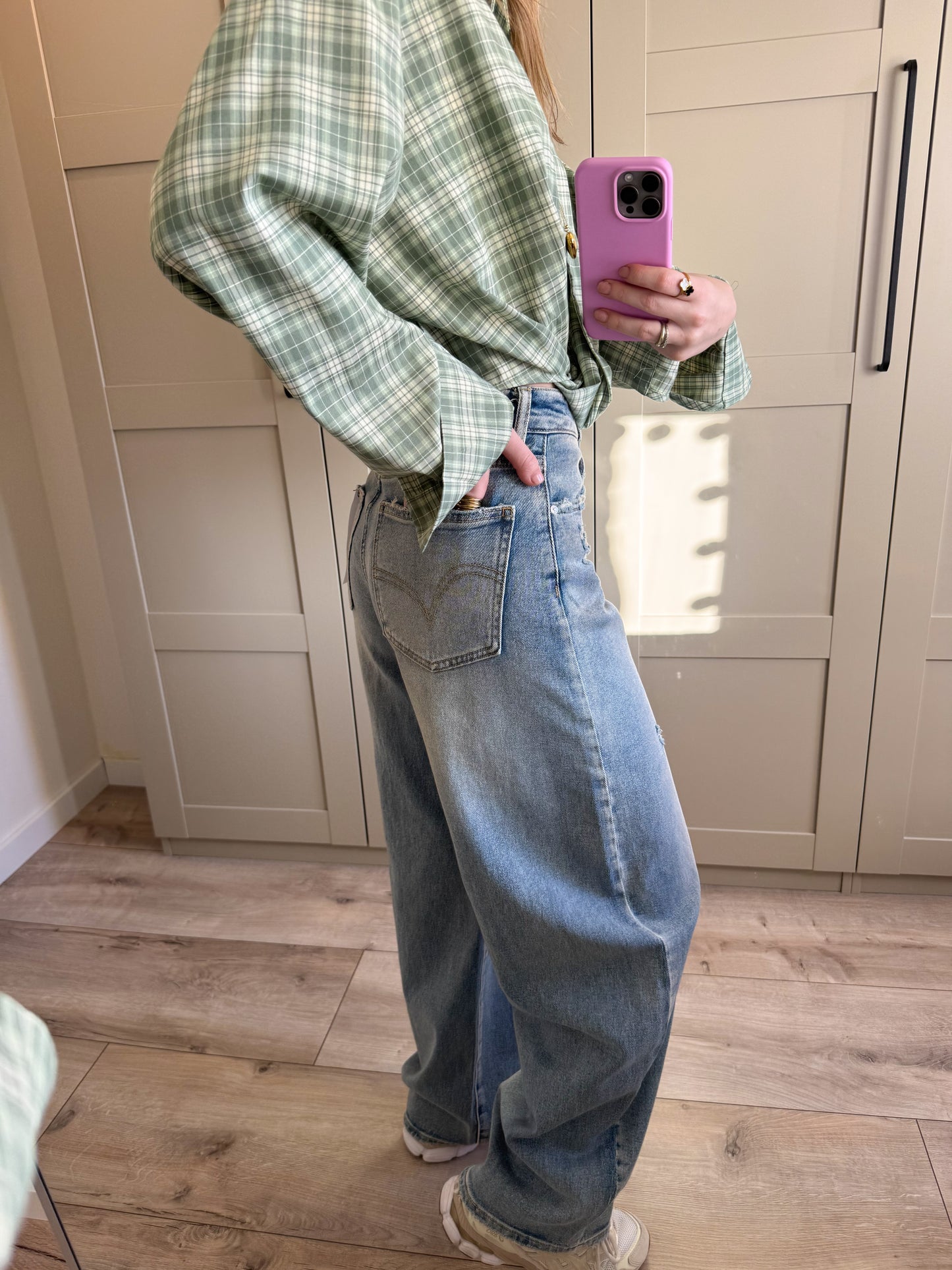 Baggy balloon jeans Tall | Roxanne | Medium denim