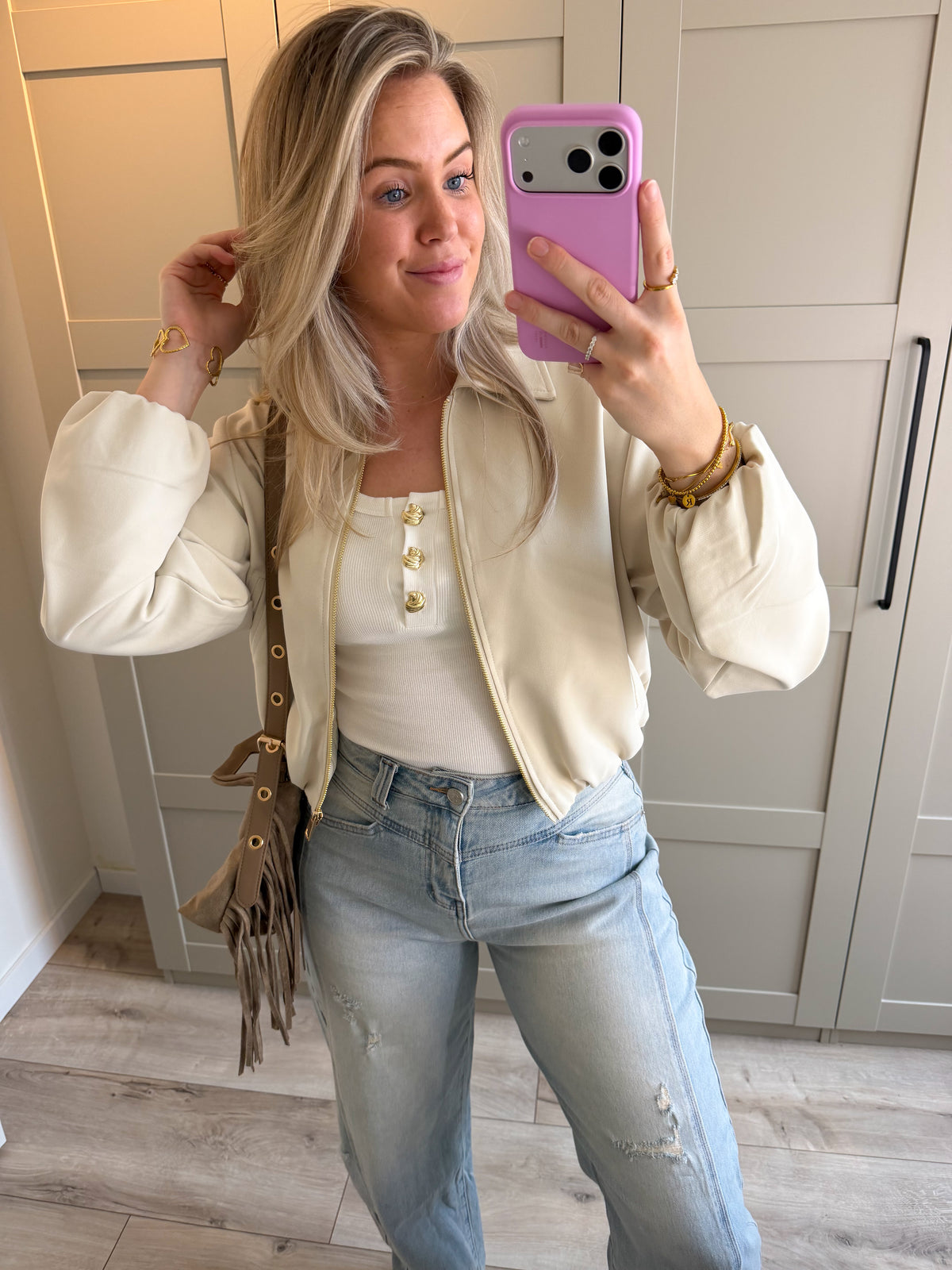 Jacket | Puck | Ecru
