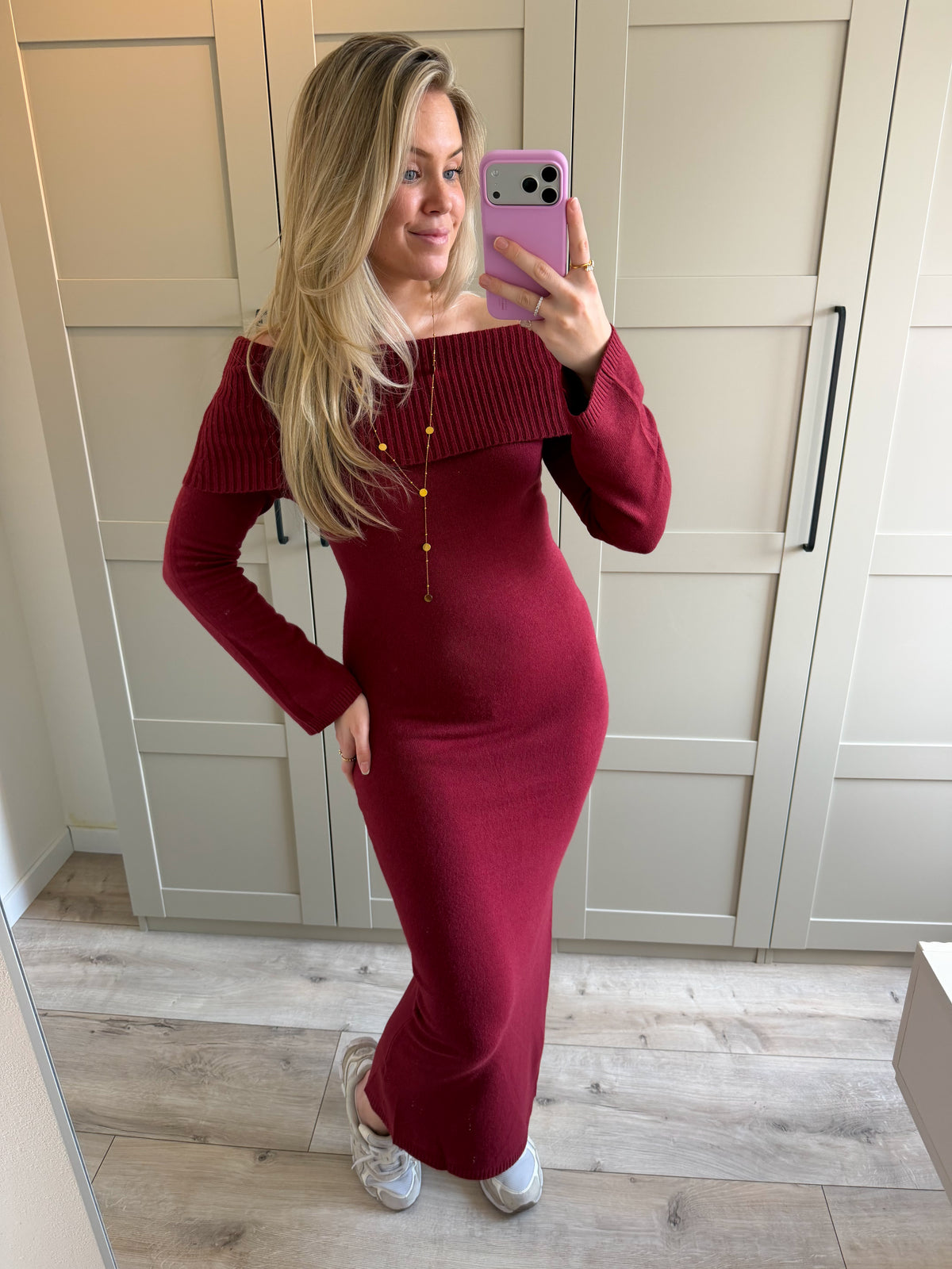 Jurk | Lotte | Bordeaux