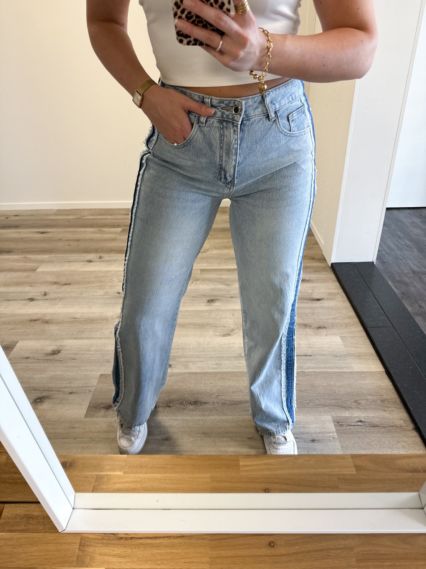 Wide leg jeans | Sara | Licht denim