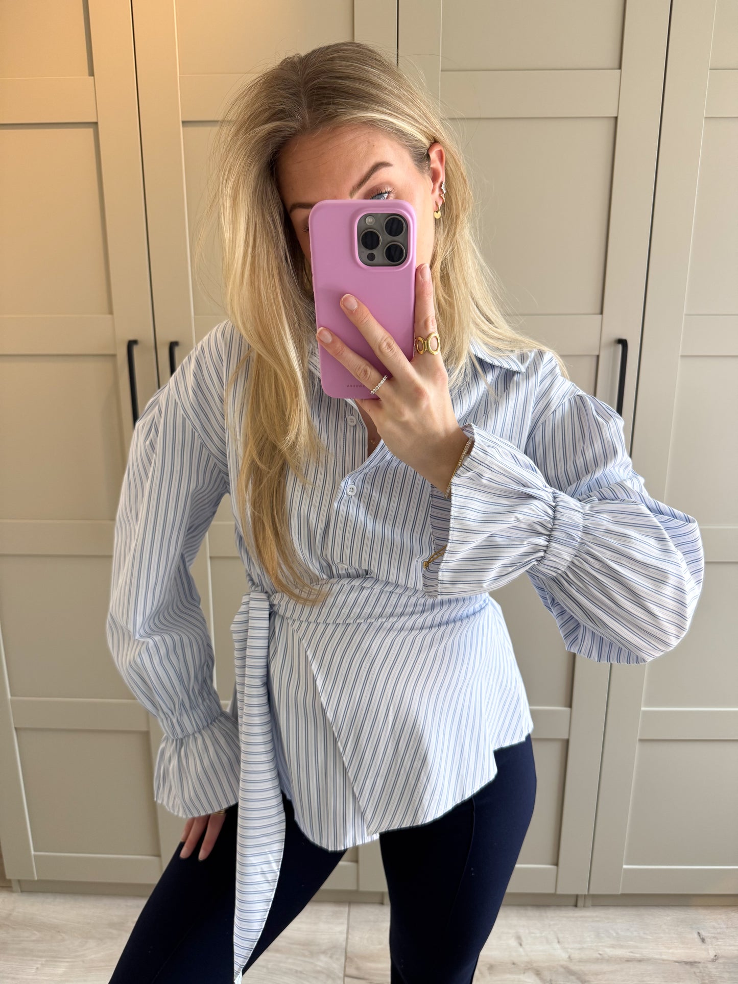 Blouse | Eveline | Blauw