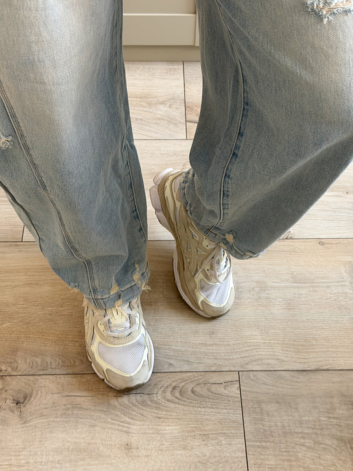 Balloon jeans | Lara | Licht denim