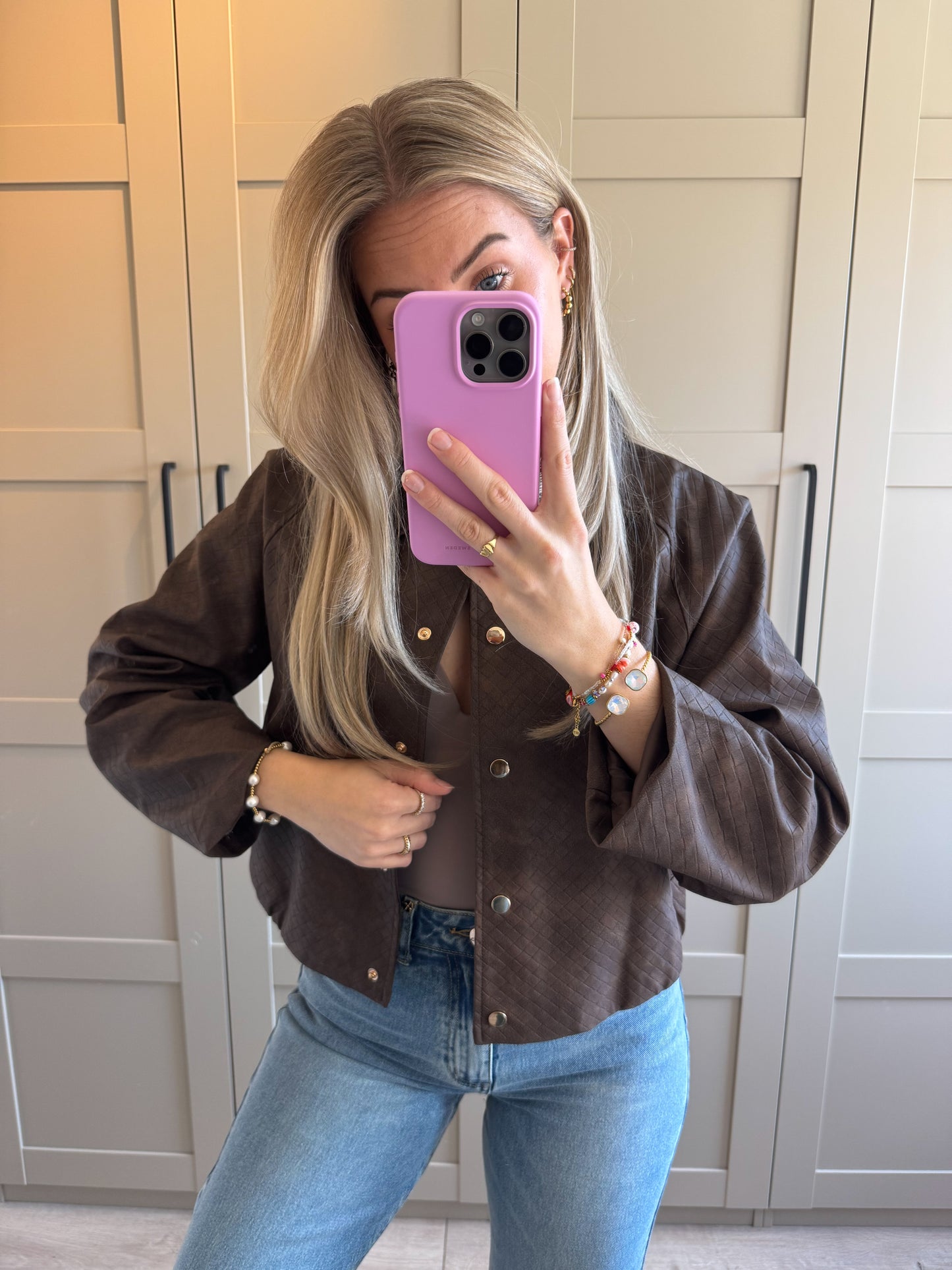 Jacket | Leather | Bruin