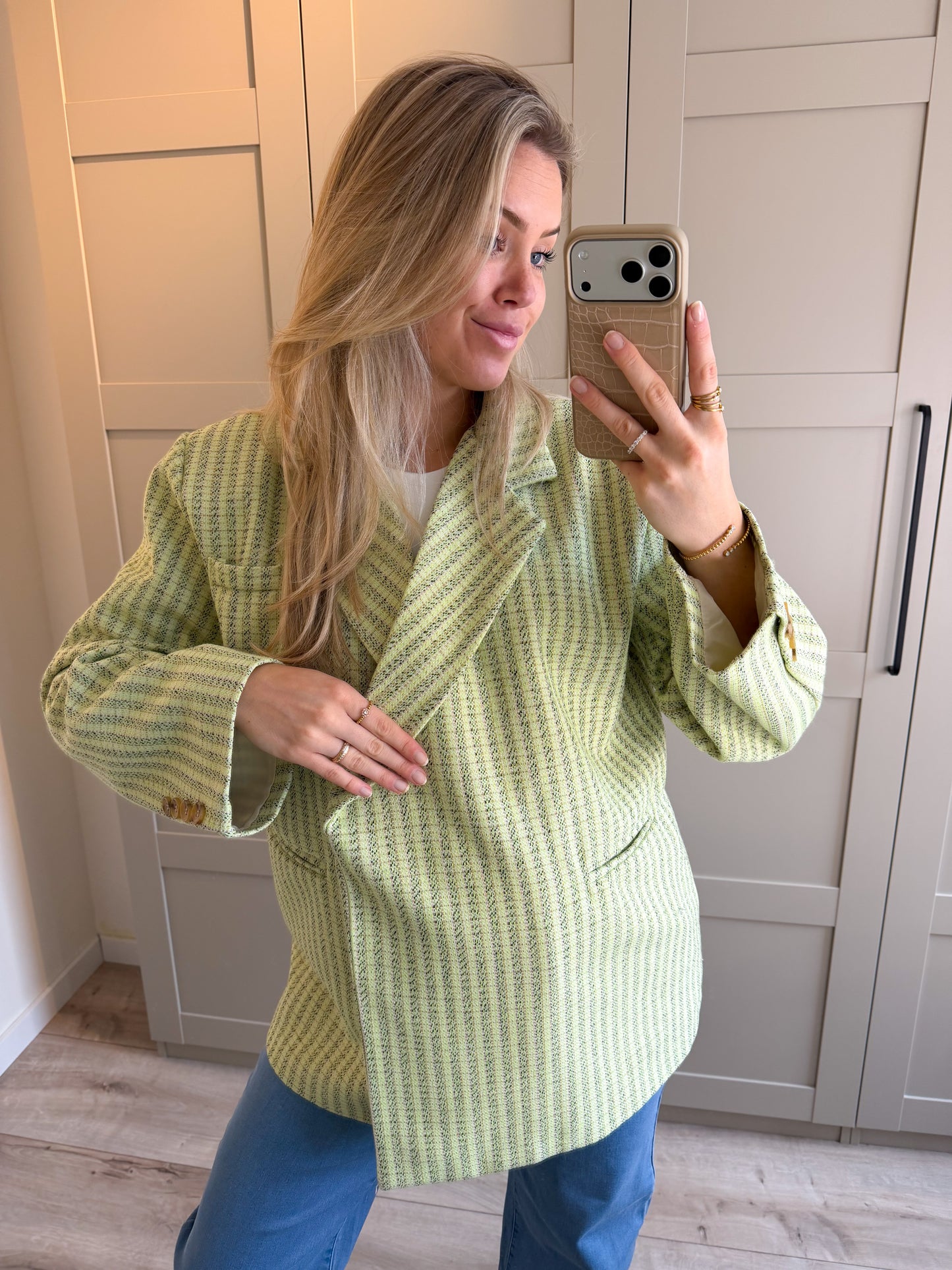 Blazer | Boxy | Neon groen