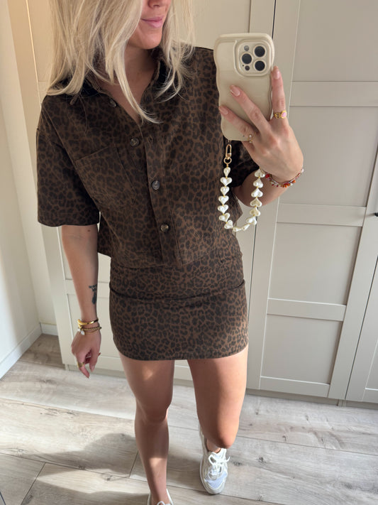 Blouse | Leo | Denim Bruin