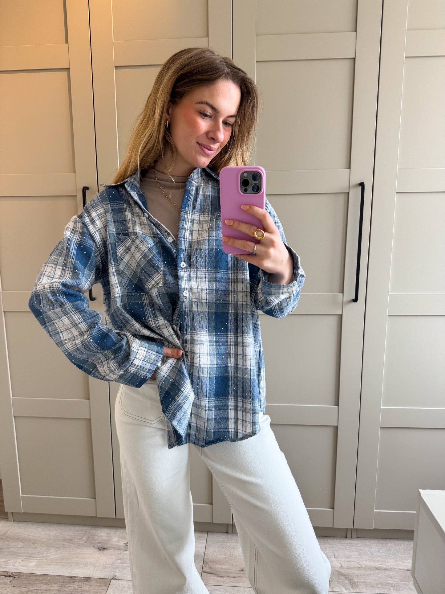 Blouse | Sien | Blauw