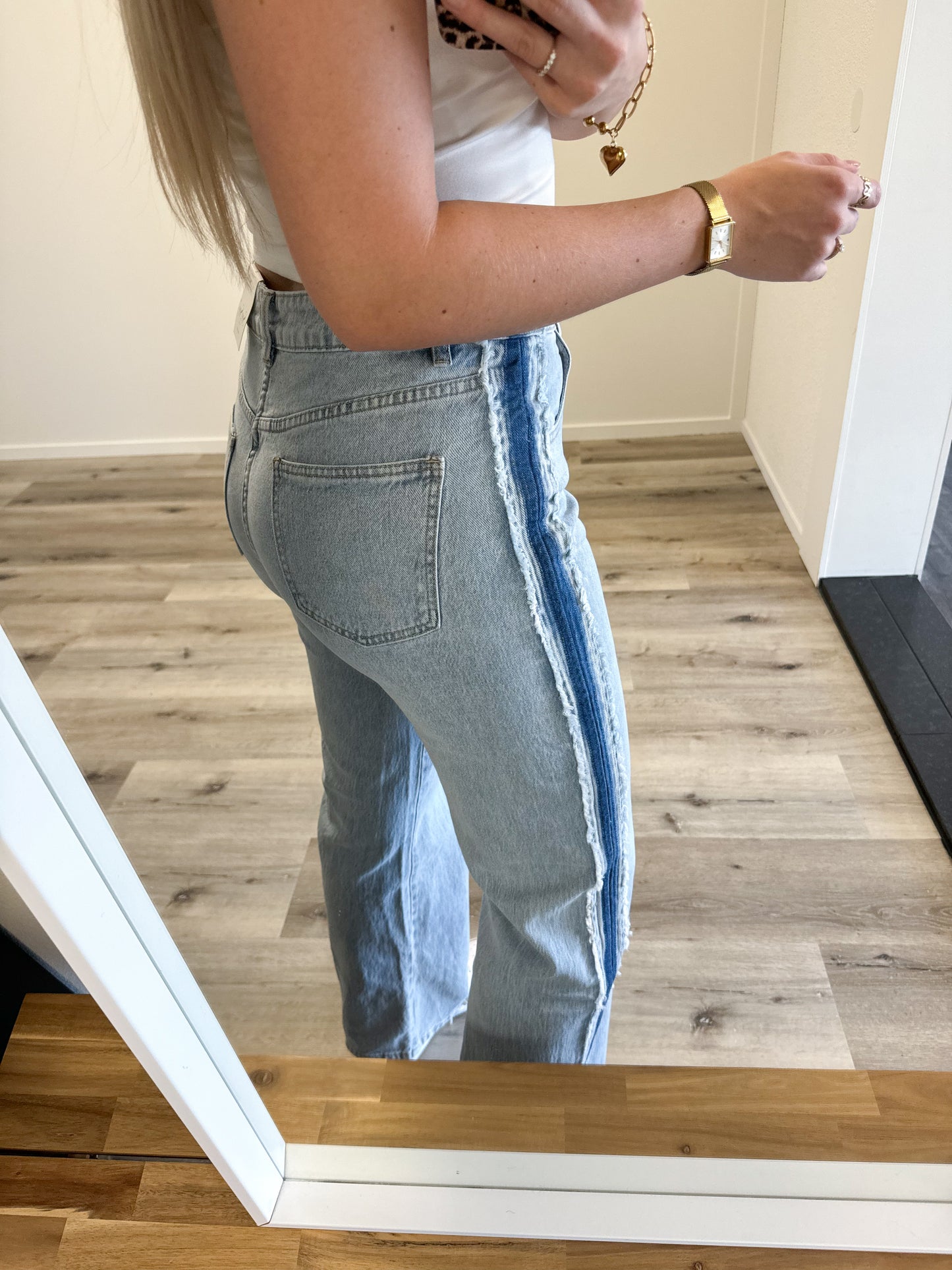 Wide leg jeans | Sara | Licht denim