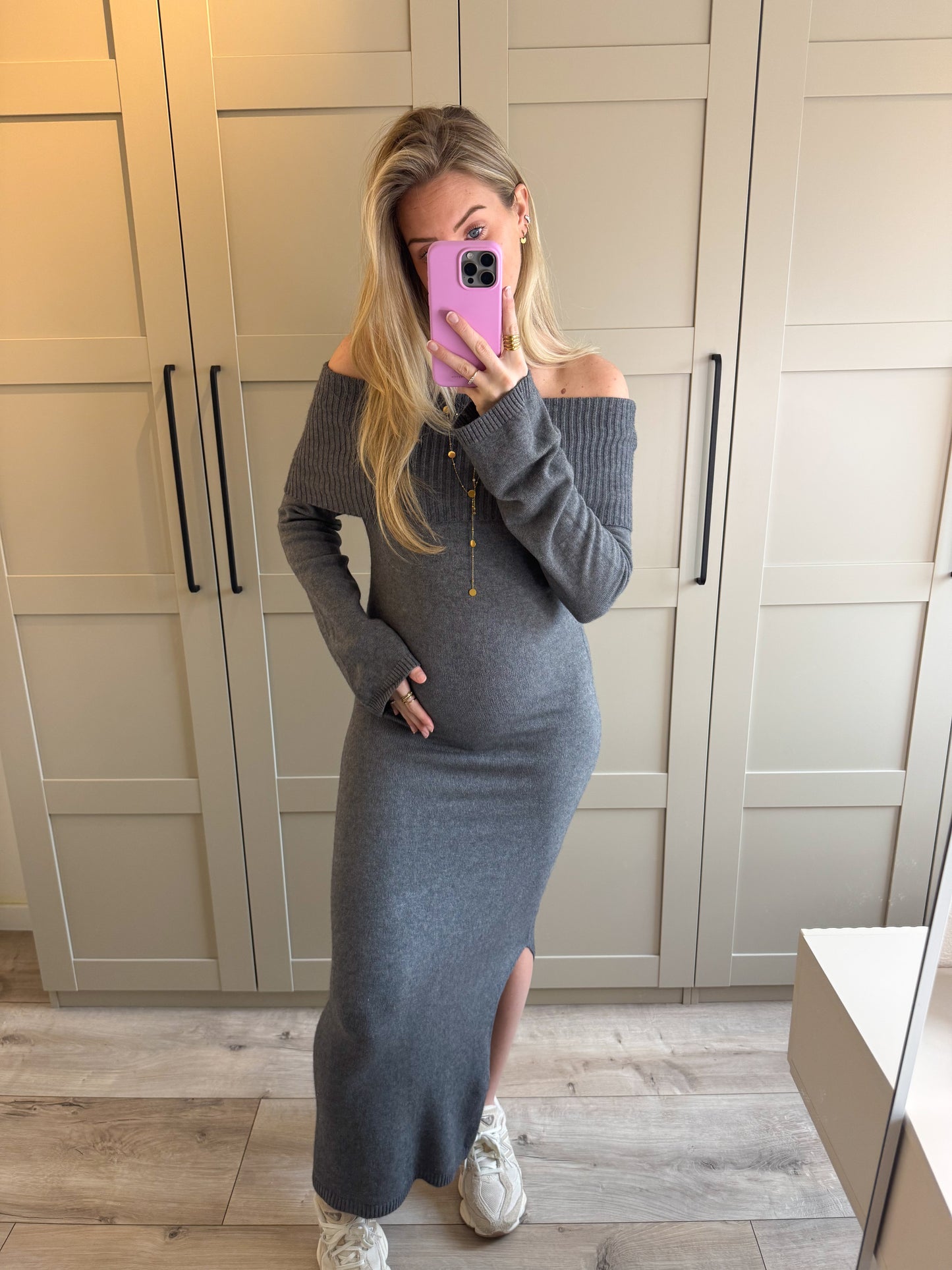 Jurk | Lotte | Grijs