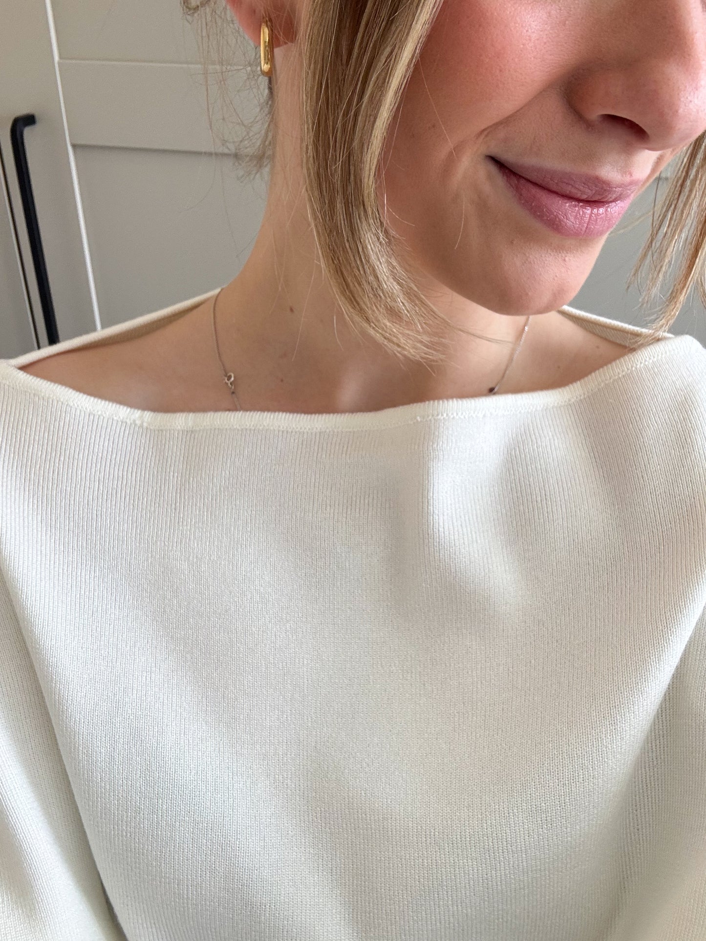 Top | Leanne | Ecru