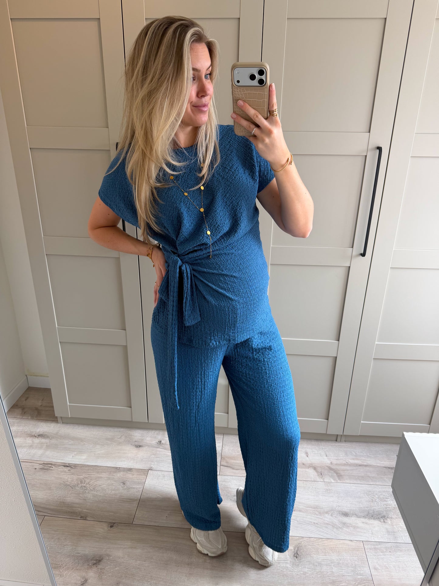 Set | Sophia | Denim look blauw