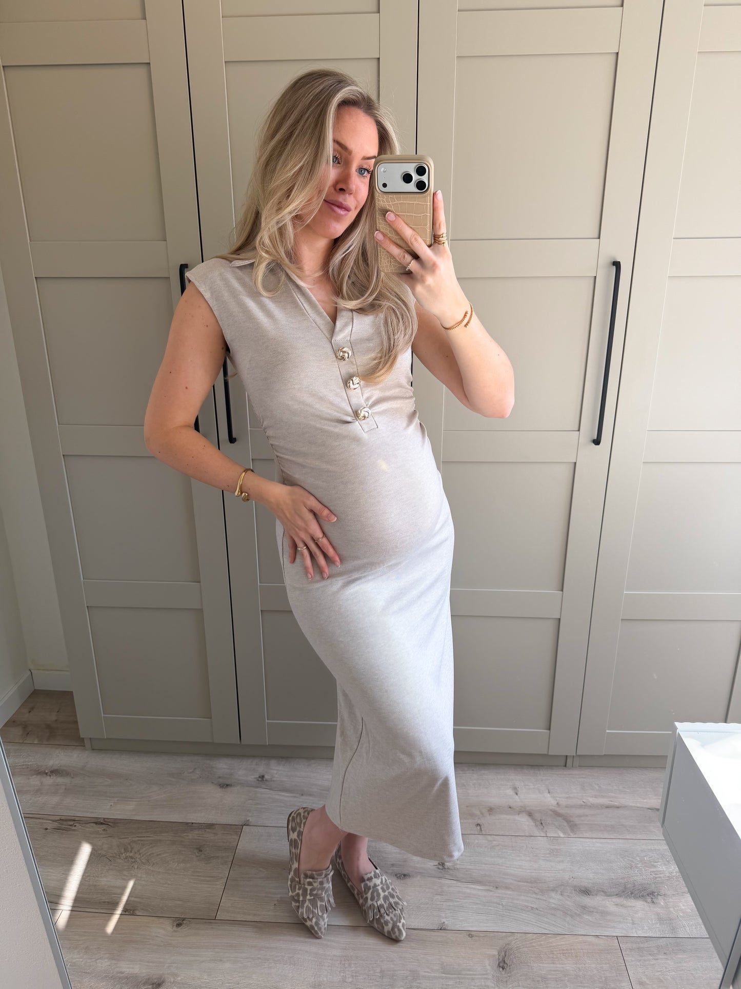 Jurk | Rosie | Beige