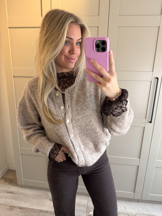 Vest | Bella | Taupe