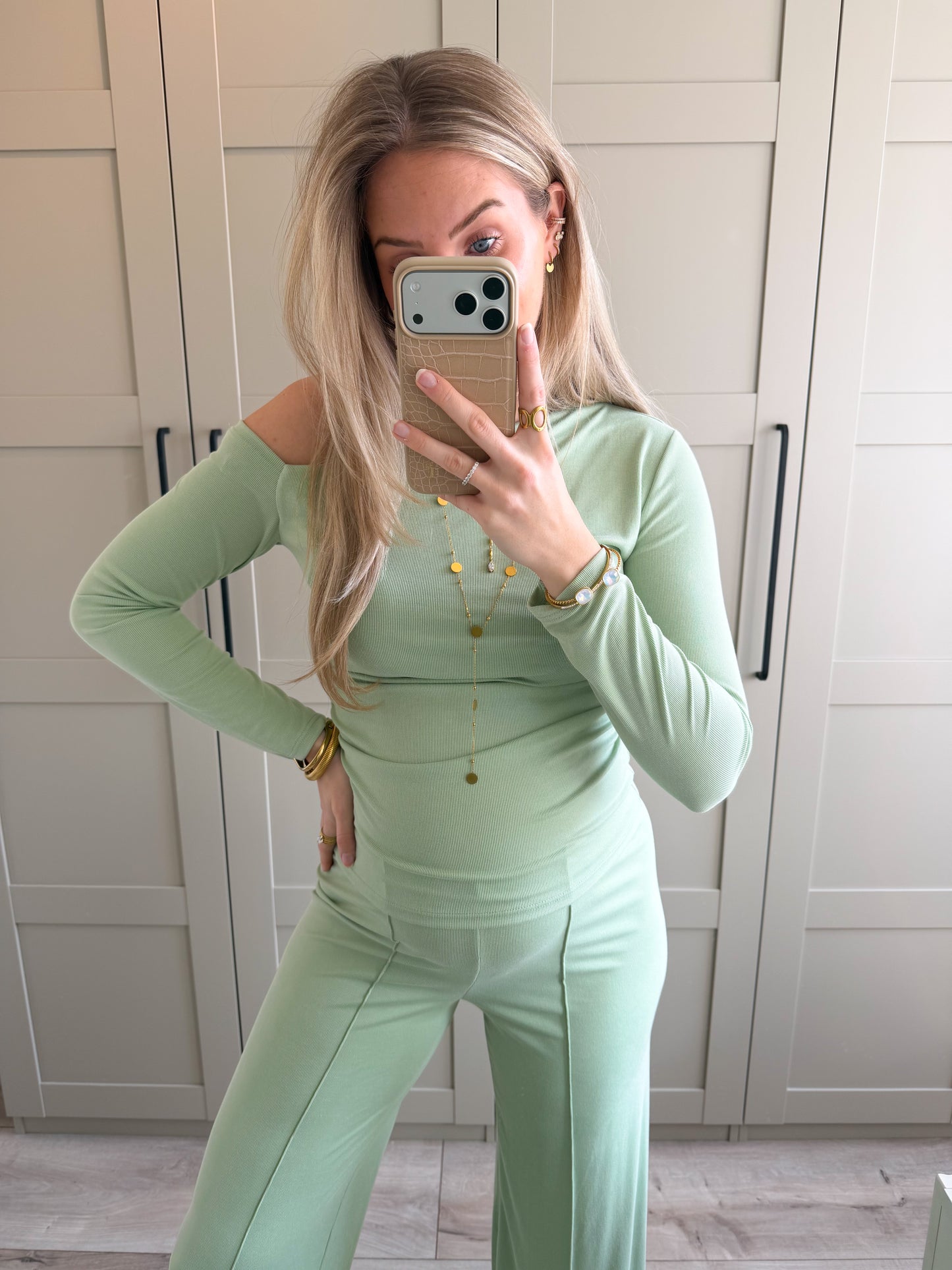 Set | Susan | Pistache groen