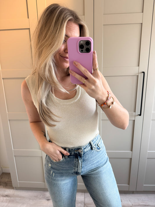 Top | Evy | Glitter goud