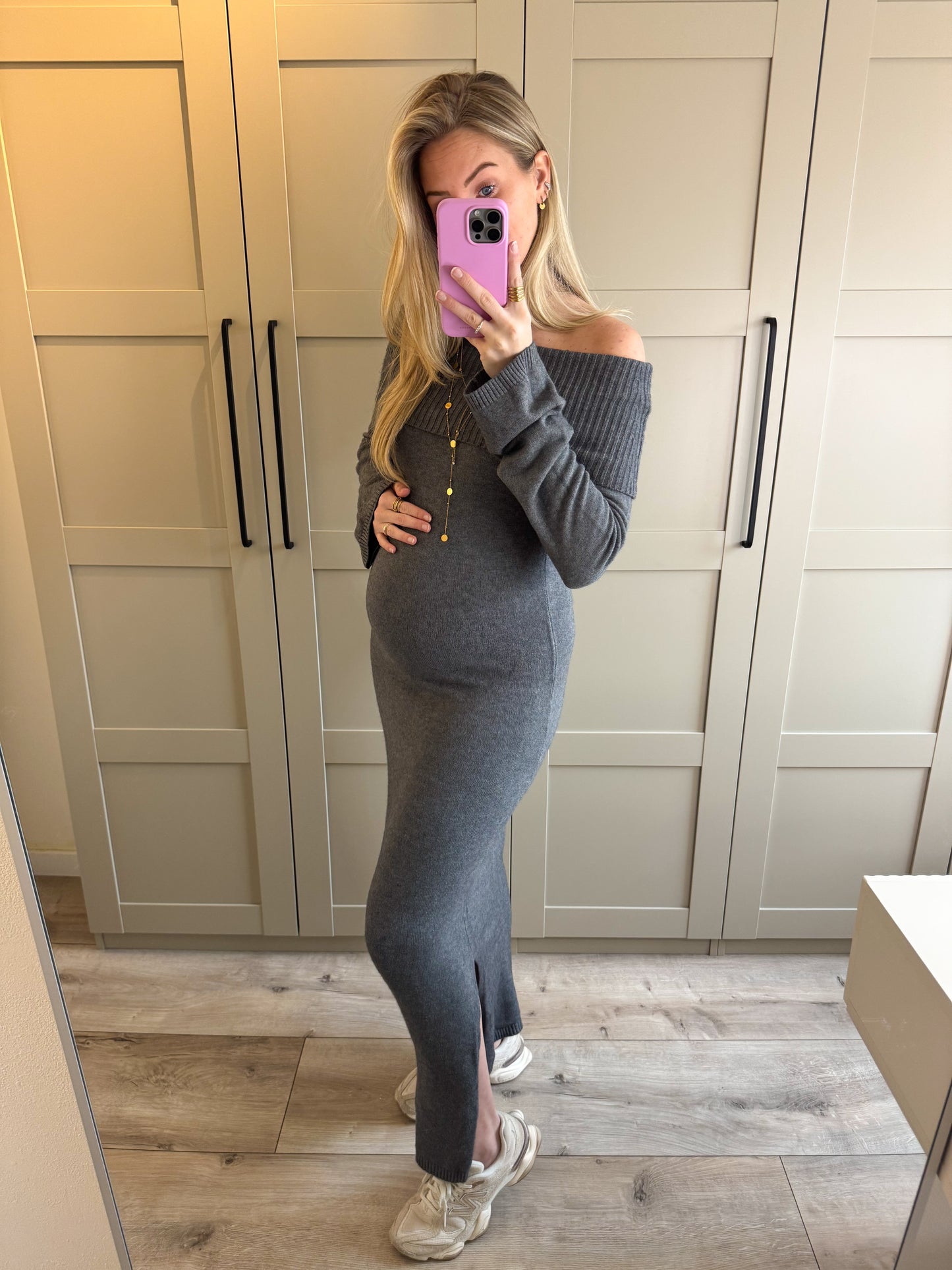 Jurk | Lotte | Grijs