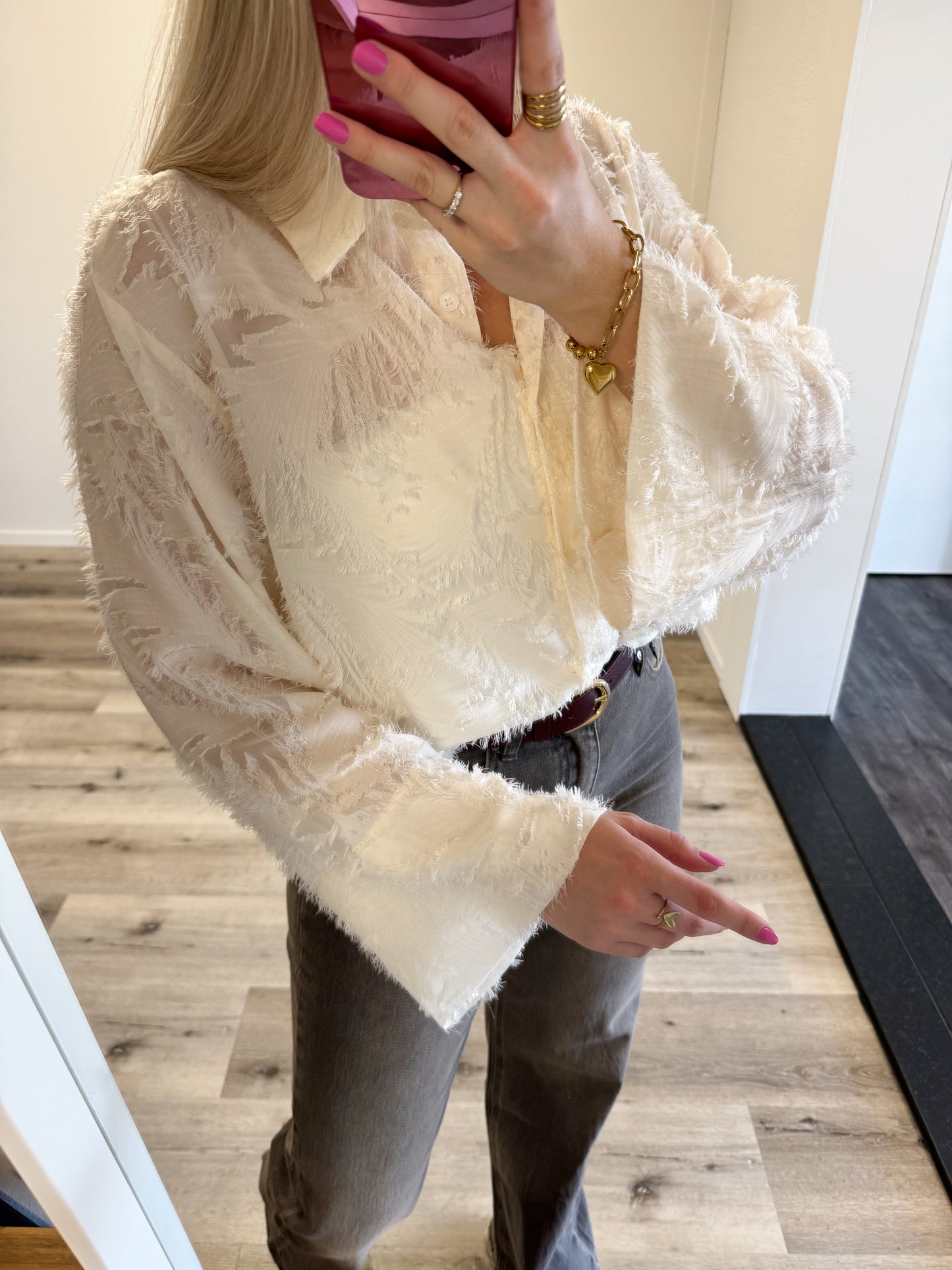 Blouse | Lot | Creme wit