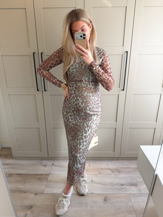 Jurk | Josy | Leo groen