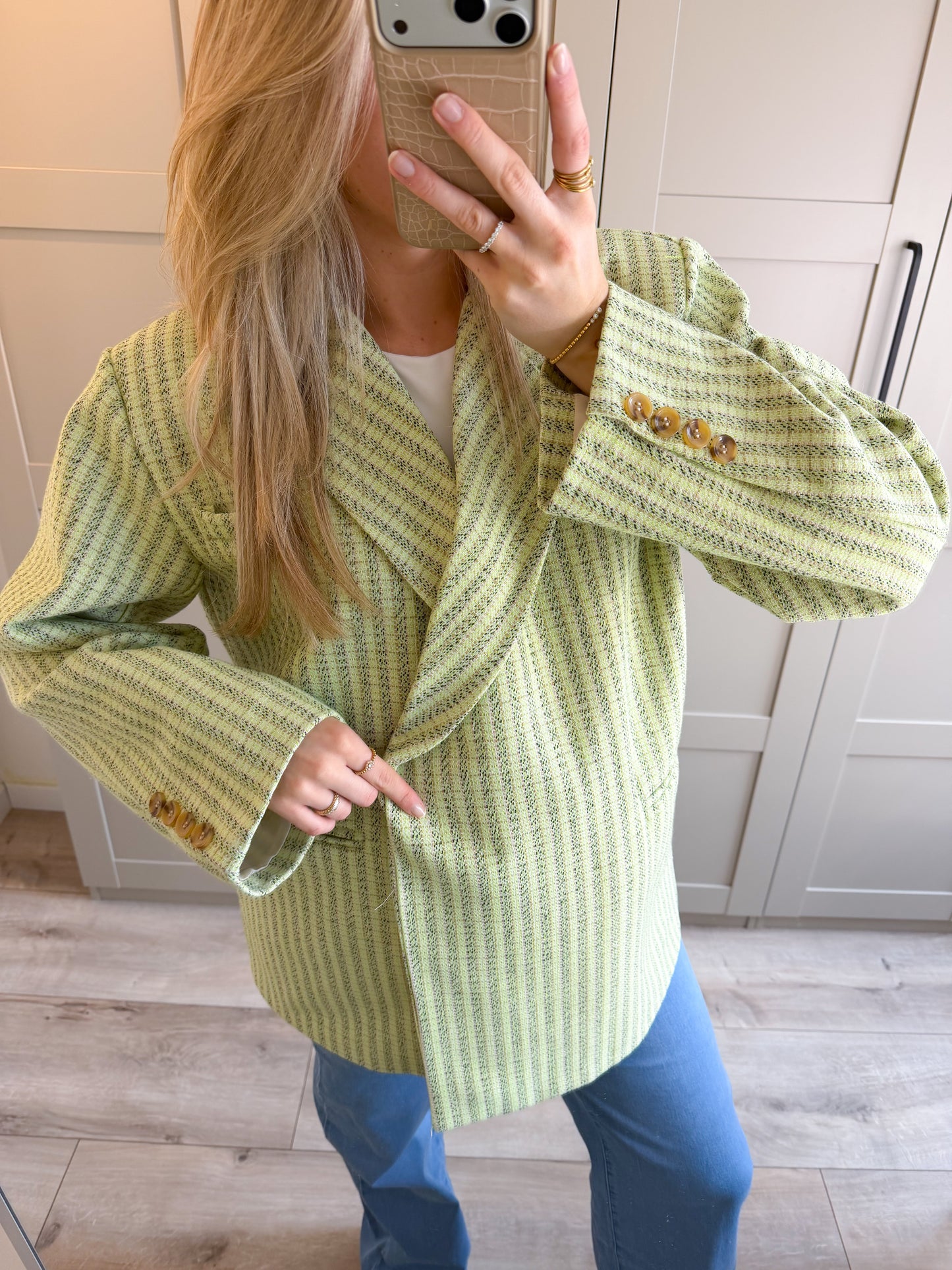 Blazer | Boxy | Neon groen