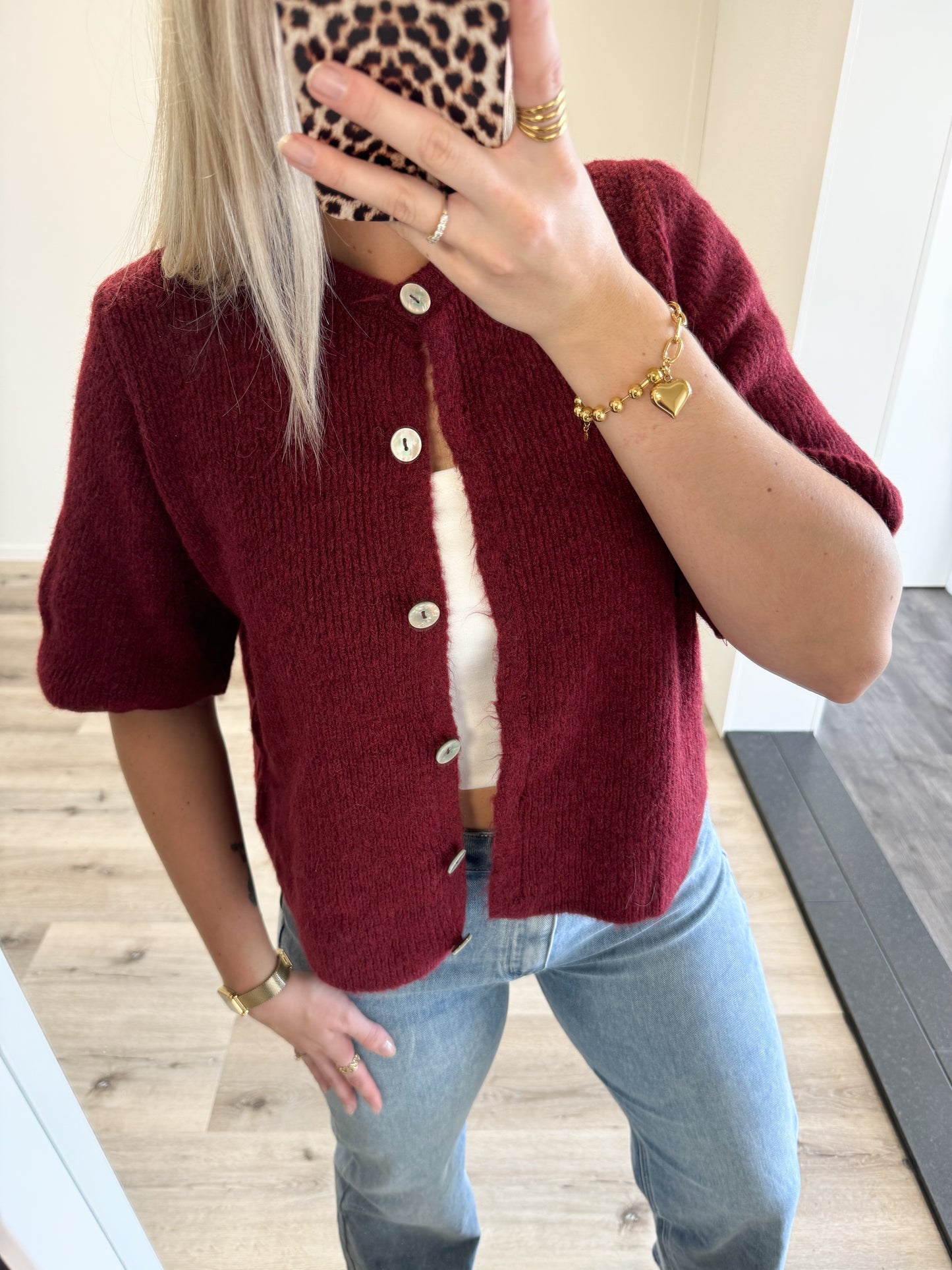 Vest | Puck | Burgundy