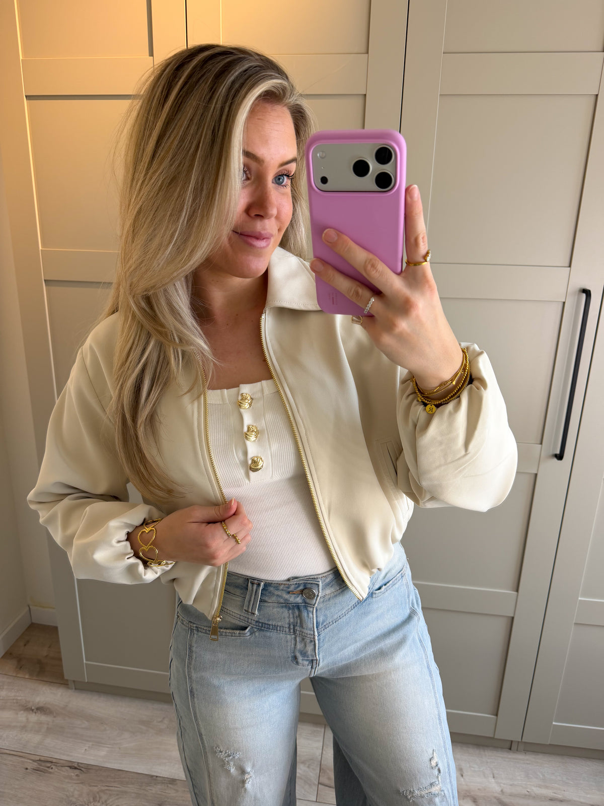 Jacket | Puck | Ecru
