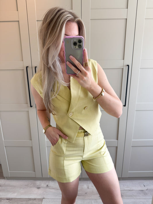 Gilet | Noor | Lime groen