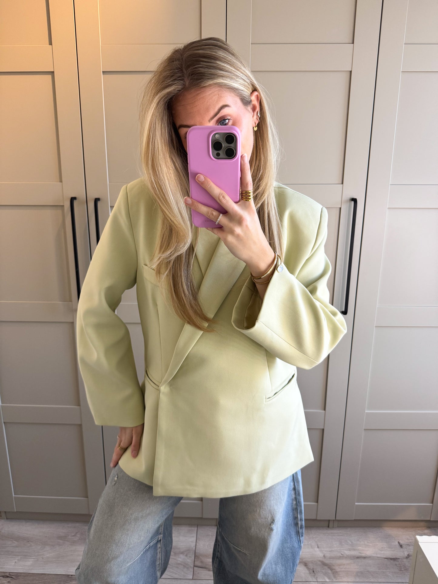 Blazer | Boxy | Mintgroen
