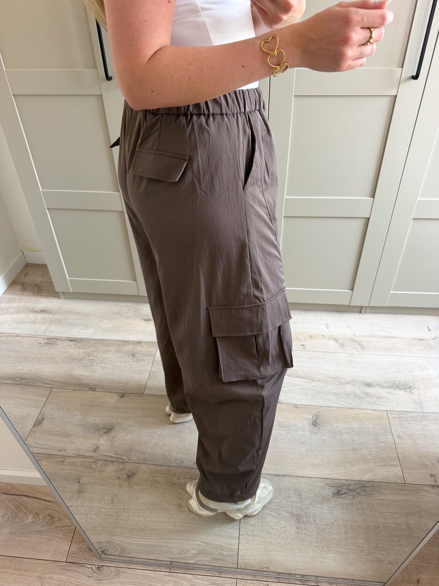 Cargo broek | Kyna | Taupe bruin