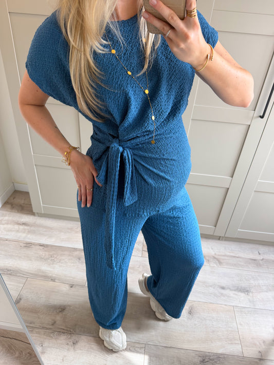 Set | Sophia | Denim look blauw
