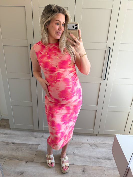 Jurk | Cato | Licht roze