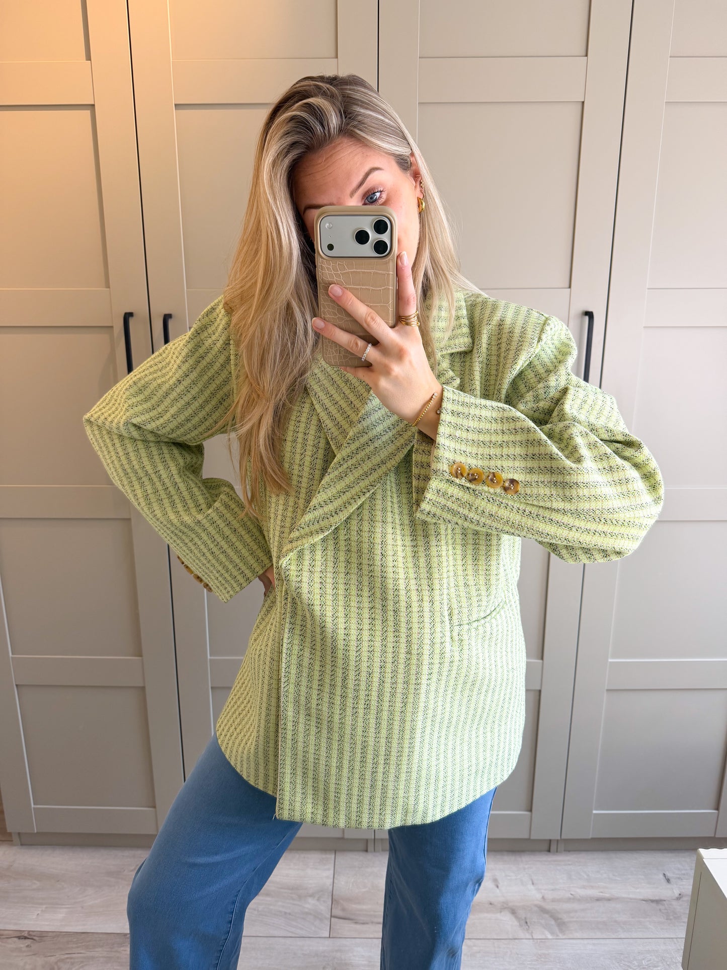 Blazer | Boxy | Neon groen