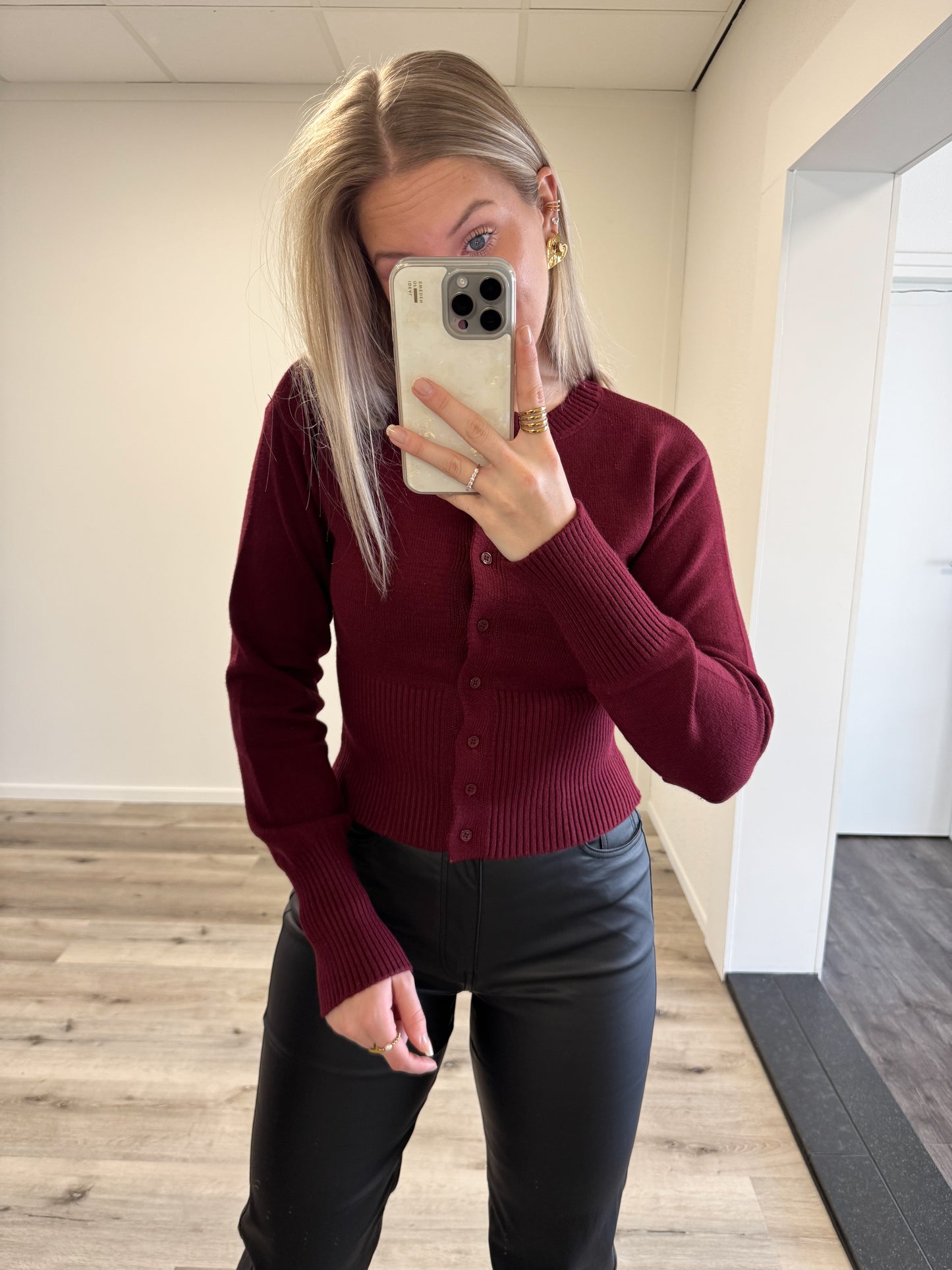 Vest | Gia | Burgundy