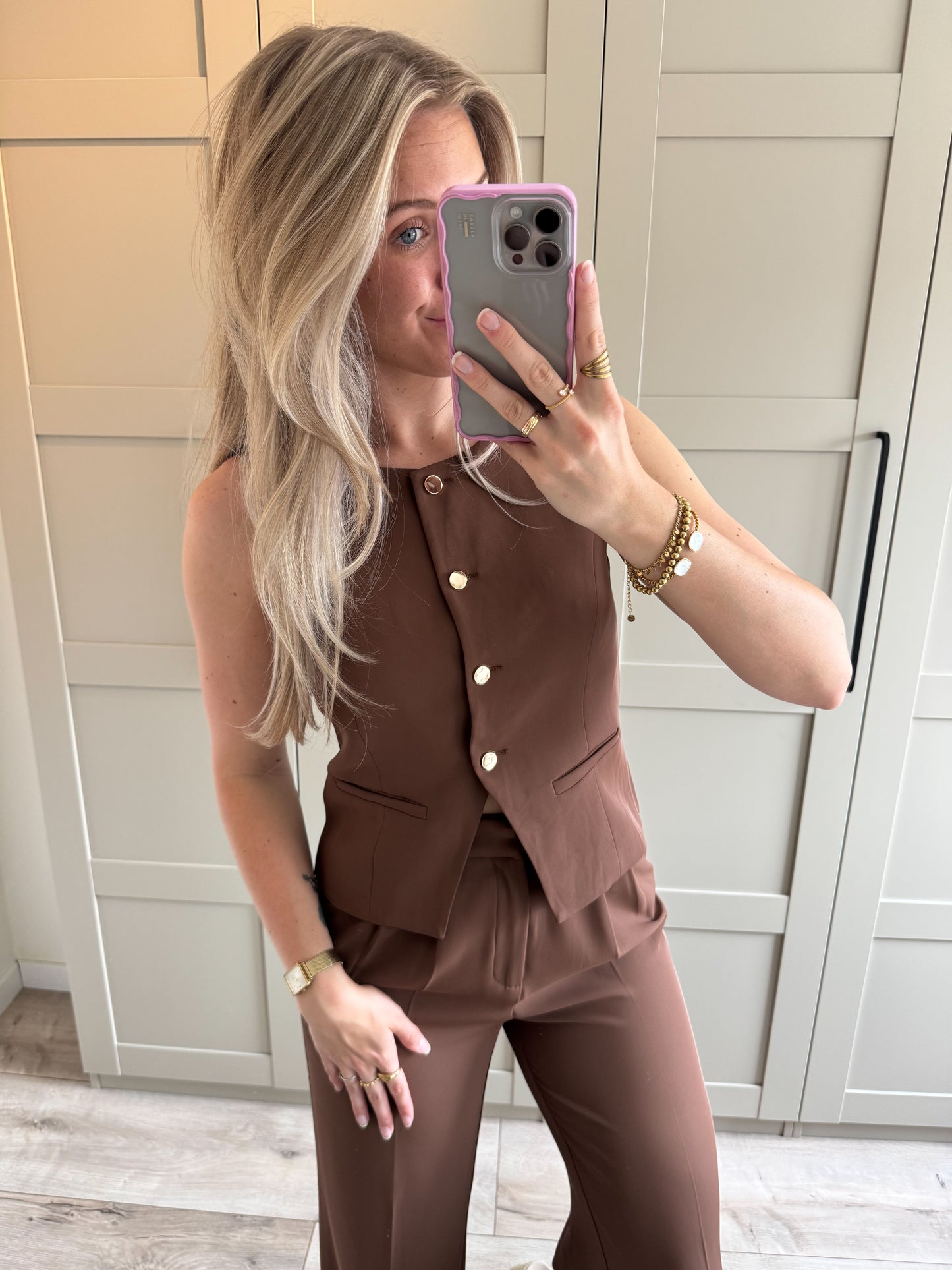Gilet | Belle | Bruin