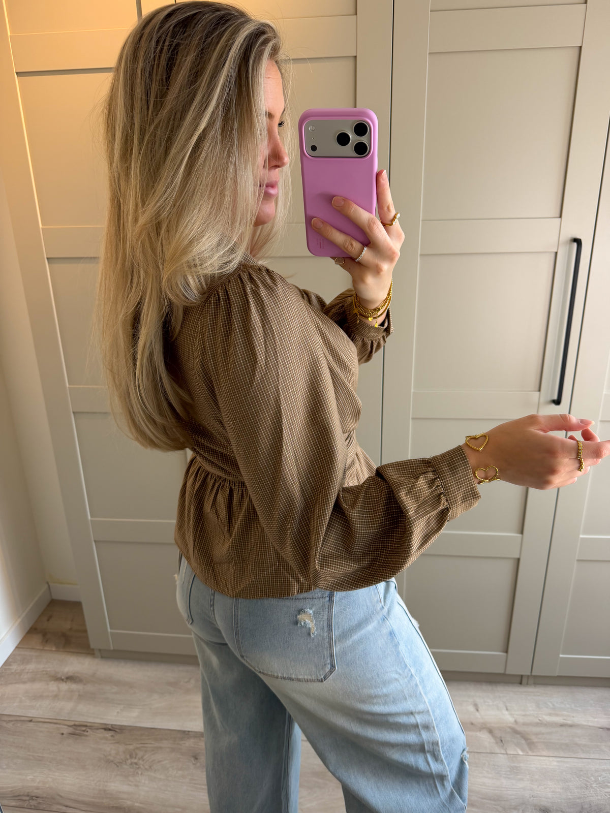 Blouse | Ivy | Beige