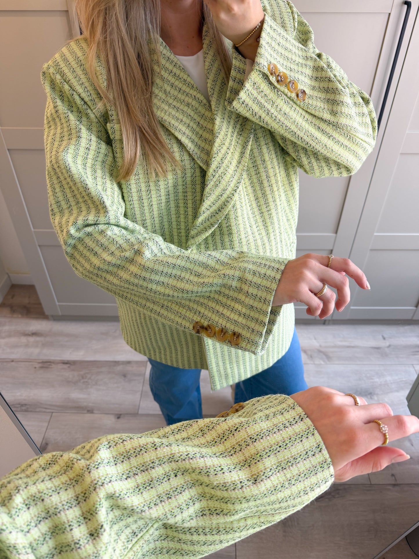 Blazer | Boxy | Neon groen
