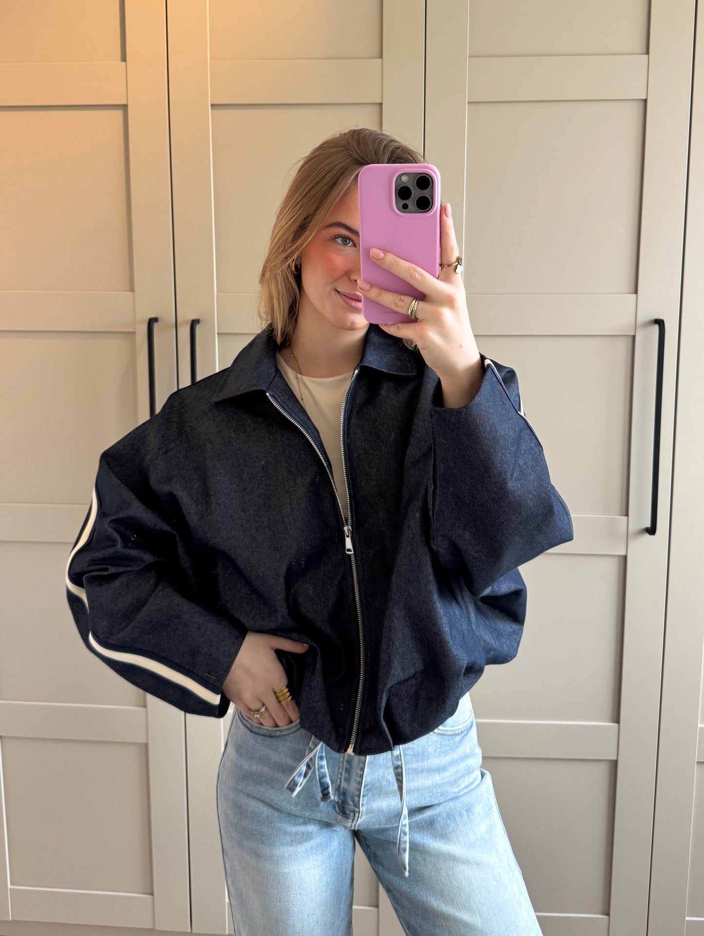 Oversized jacket | Myra | Denim look