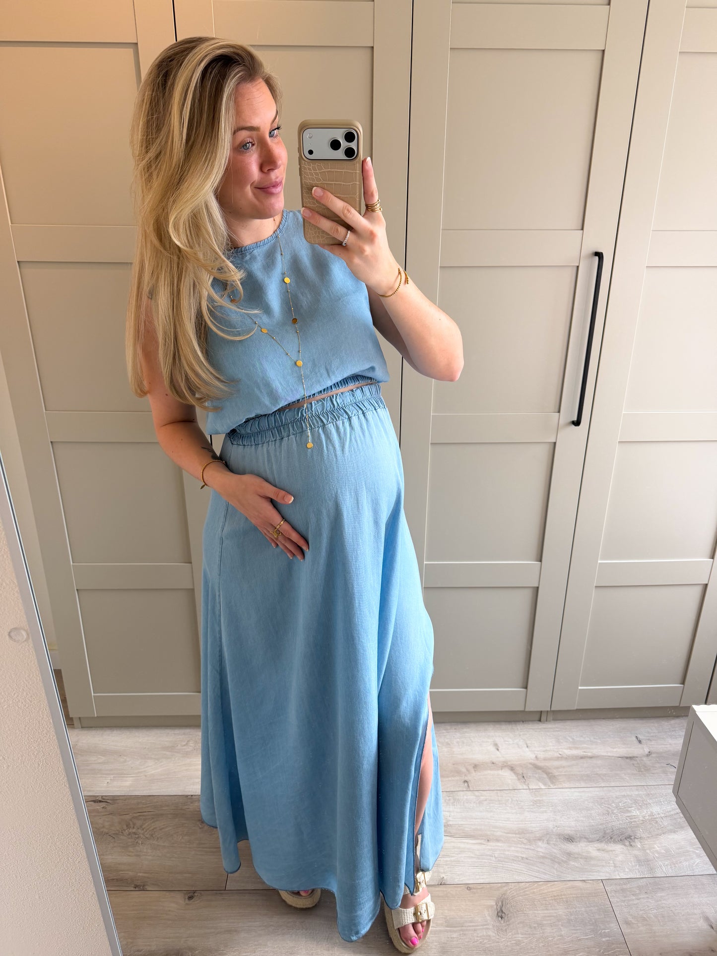 Set | Benthe | Licht denim look