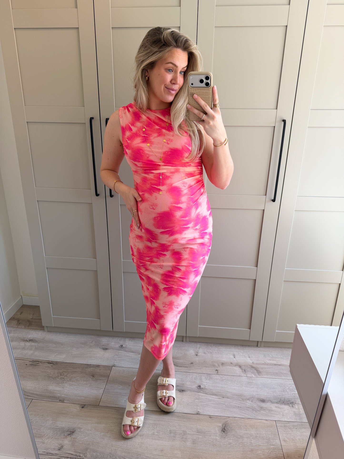 Jurk | Cato | Licht roze