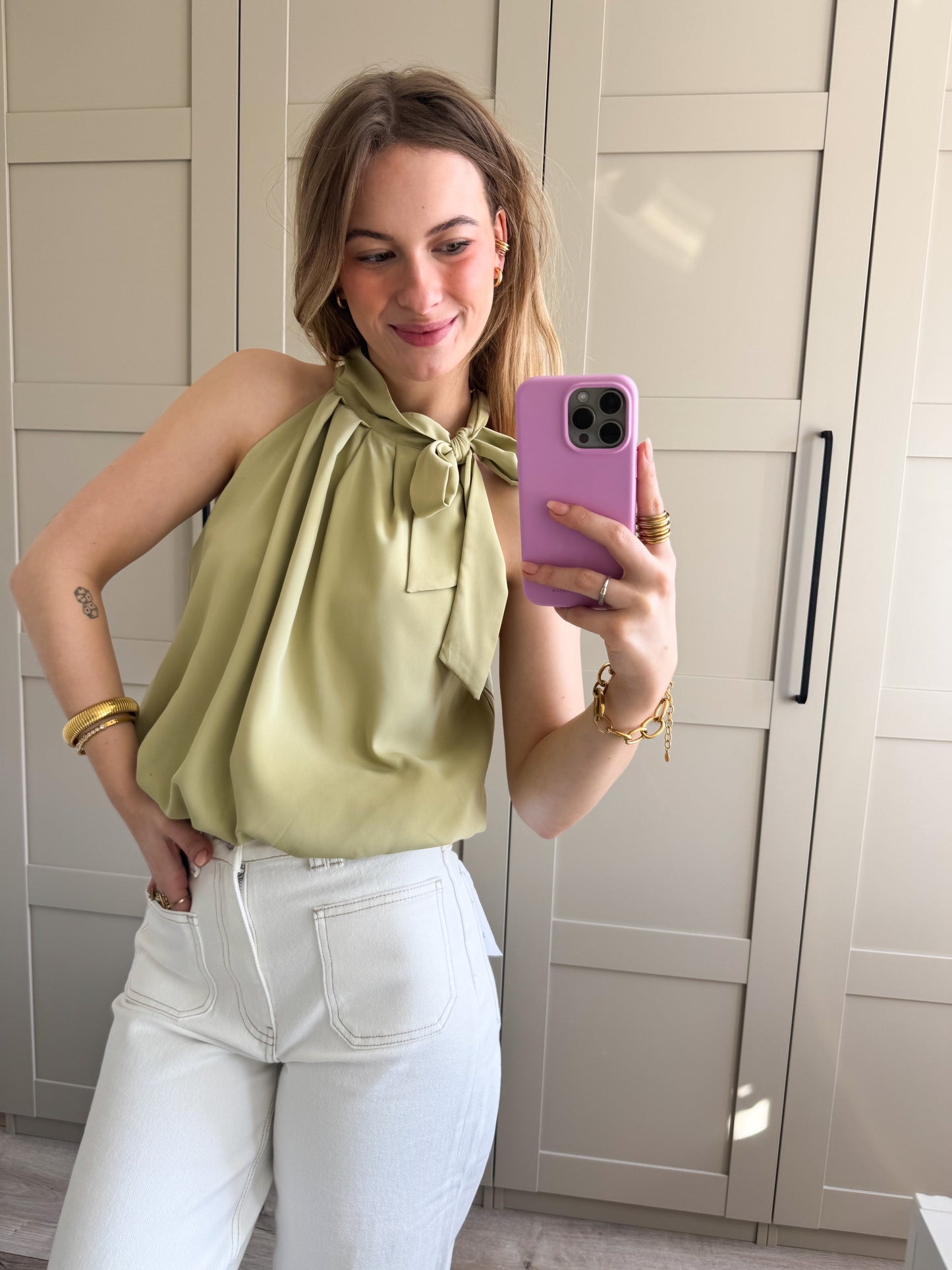 Top | Els | Pistache groen