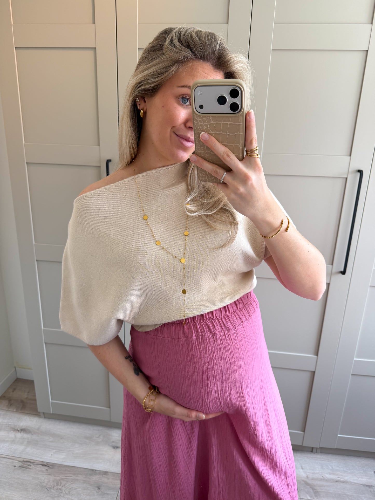 Top | Leanne | Beige