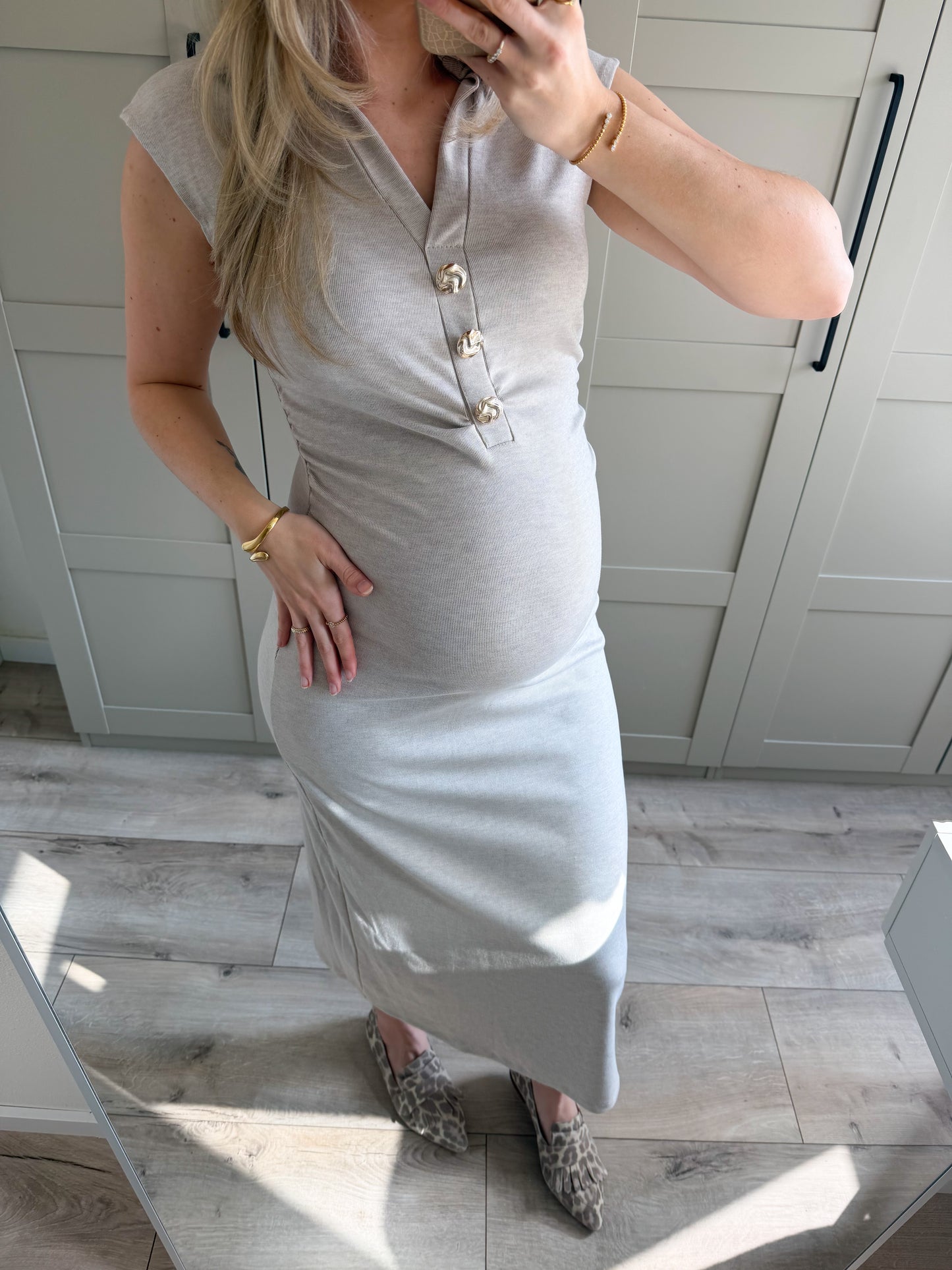 Jurk | Rosie | Beige