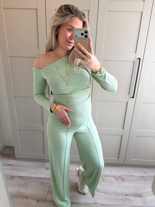 Set | Susan | Pistache groen