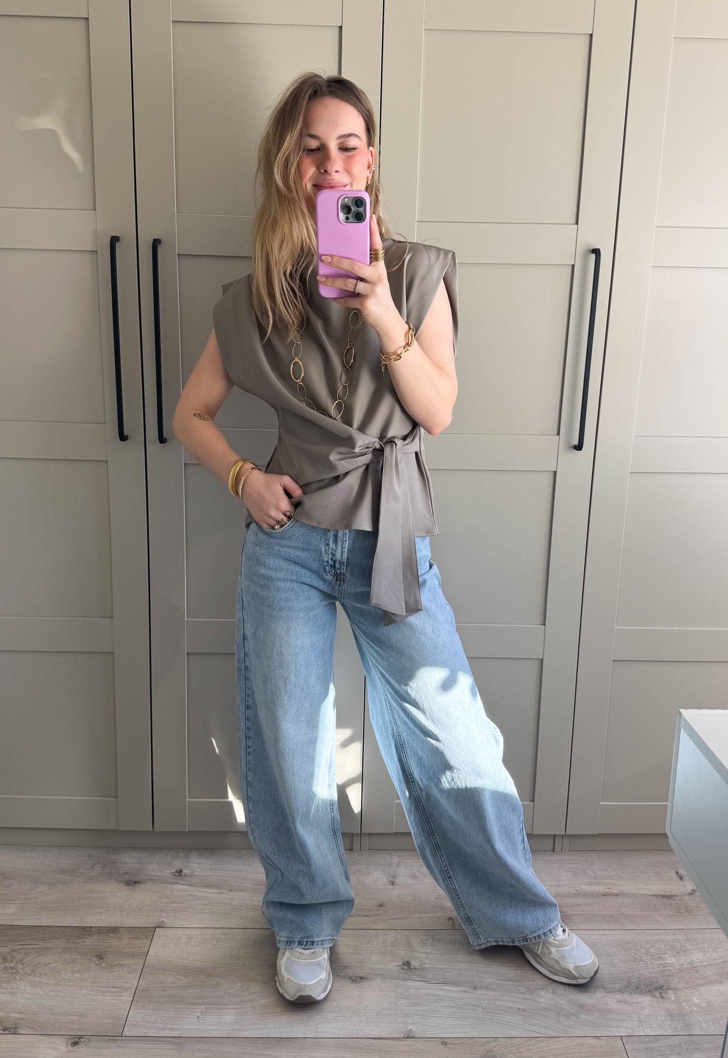 Top | Britt | Taupe