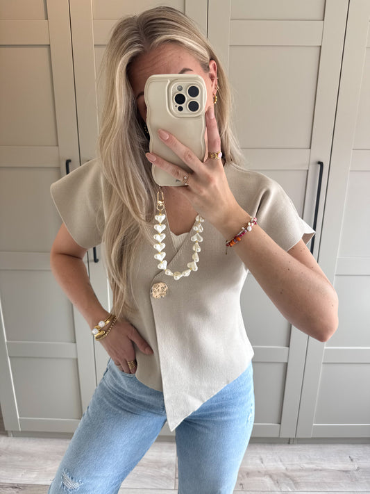 Top | Jente | Beige