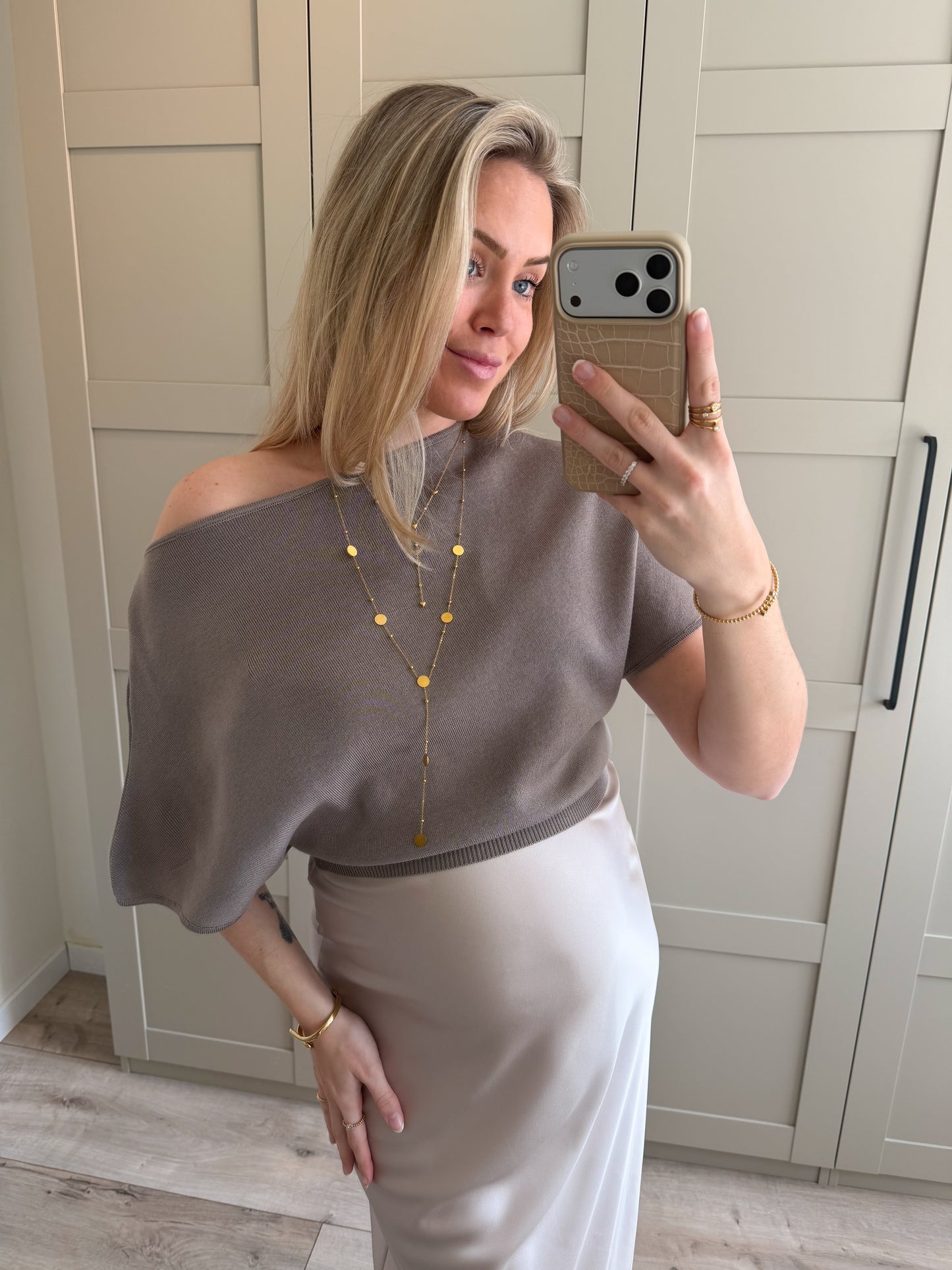 Top | Leanne | Taupe