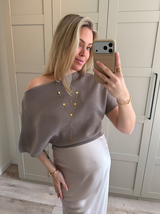 Top | Leanne | Taupe