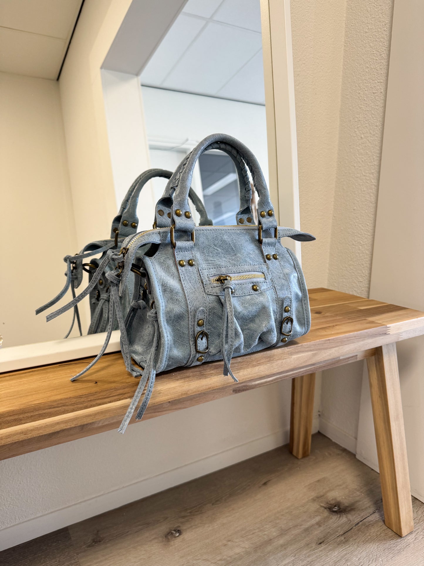 Tas | Bibi | Blauw denim look