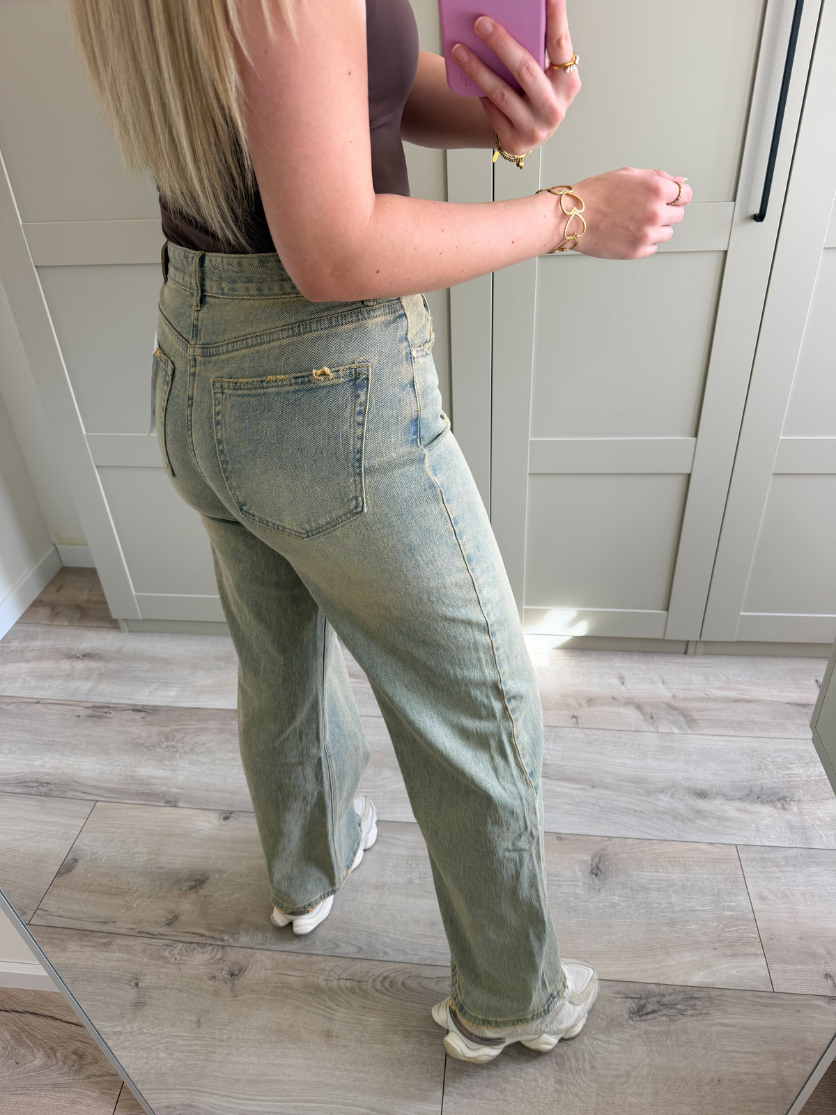 Wide leg jeans | Nela | Dirty denim