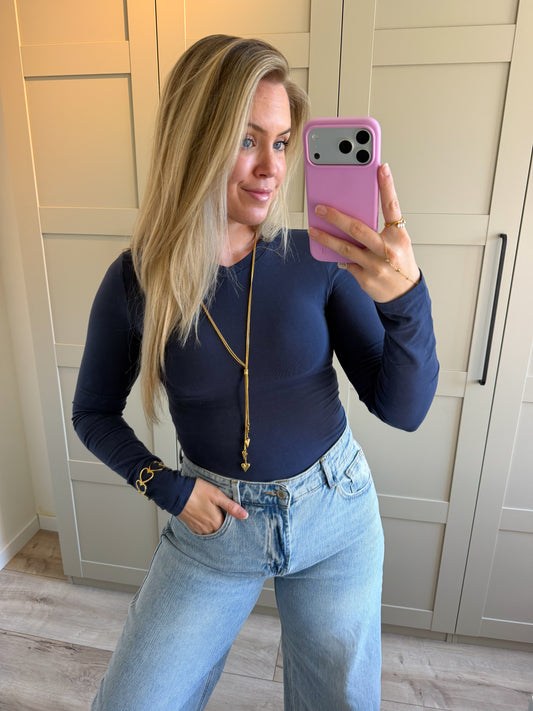Top | Katie | Donkerblauw